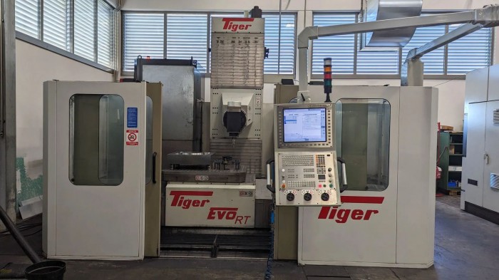 Fresatrice 5 assi usata TIGER - Plastin Gold